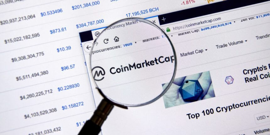 CoinMarketCap宣布更新市值排名標準
