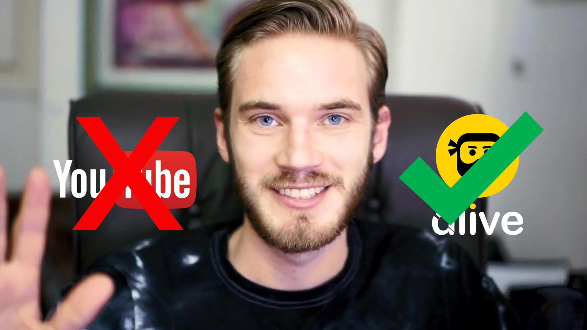 破億 YT 直播主 PewDiePie，轉向波場去中心平台 DLive