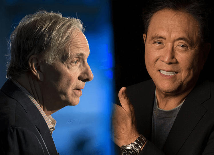 視美金為糞土的兩個極端：橋水基金創辦人Ray Dalio與富爸爸窮爸爸作者