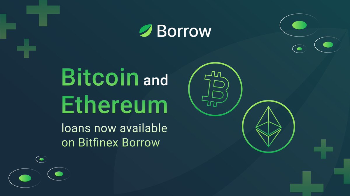 鞏固借貸市場，老牌交易所Bitfinex借貸平台新增比特幣、以太坊