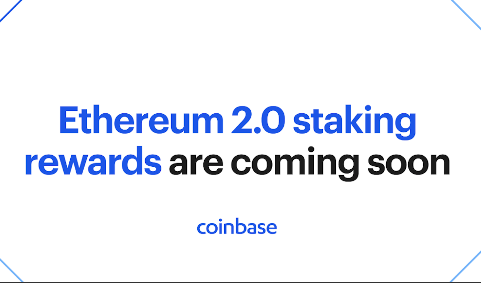 以太坊Beacon即將上線，Coinbase將支援質押獎勵、ETH2交易