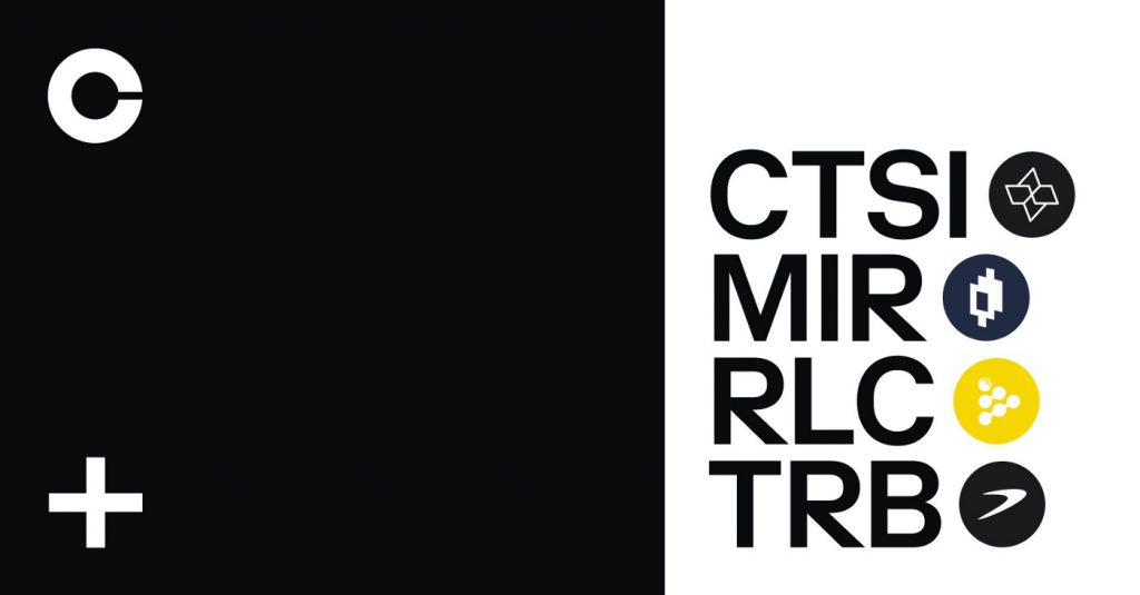 Coinbase五月宣布上市名單：CTSI、MIR、RLC、TRB、ICP
