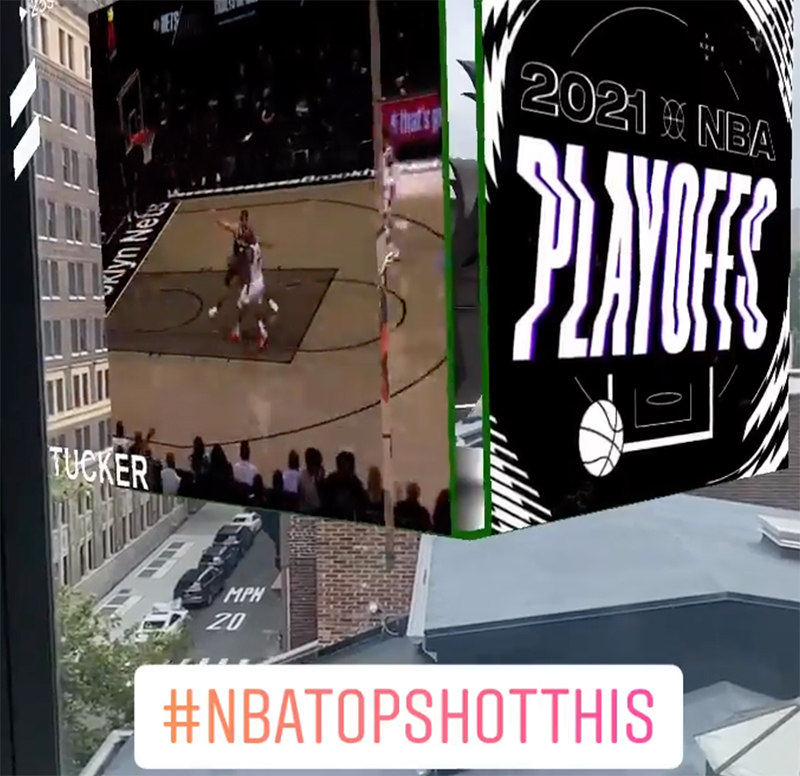 NBA Top Shot蒐藏卡與Instagram合作濾鏡：六款冠軍賽球員卡可現身眼前