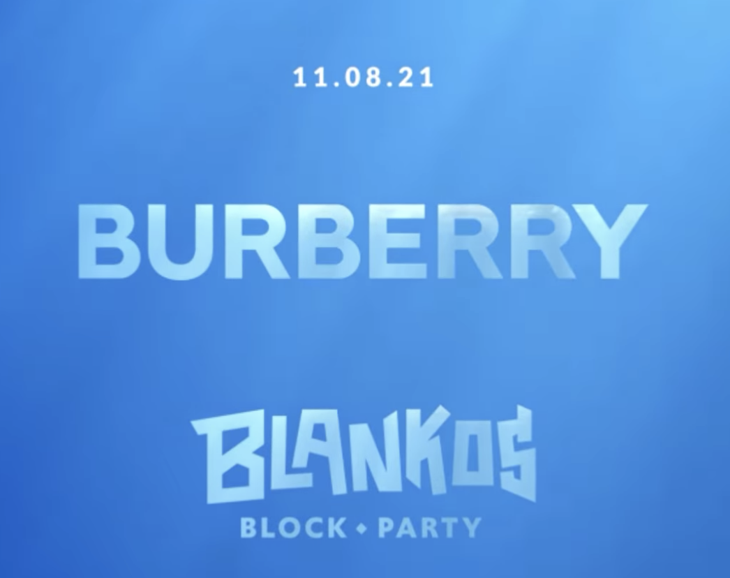英國時尚品牌Burberry搶搭NFT熱潮，「Ｂ」系列變身遊戲內NFT