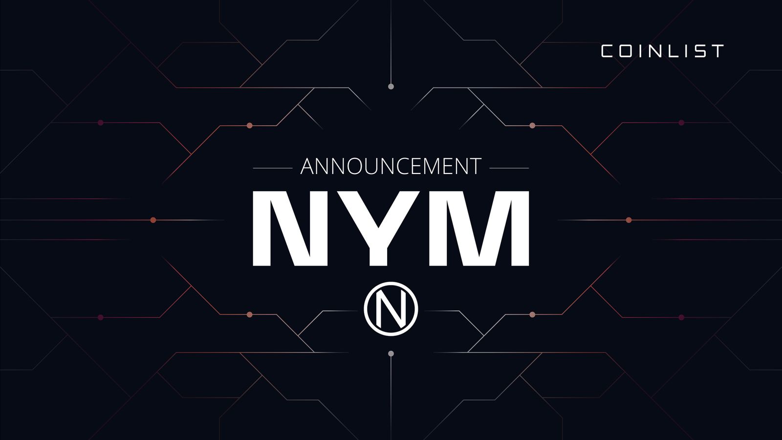 CoinList將於 2 月 10 日啟動Nym代幣NYM銷售，現已開放註冊