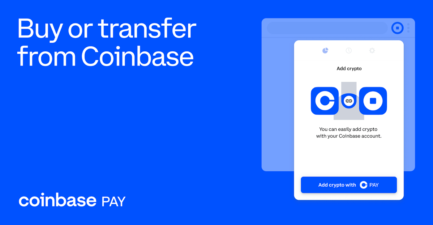 短訊|Coinbase Pay已上線,支援法幣入金加密錢包 短訊|Coinbase Pay已上線,支援法幣入金加密錢包