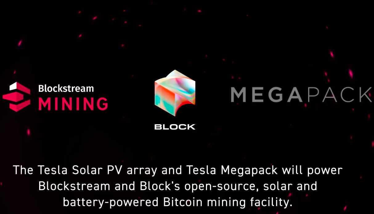 Blockstream、Block、特斯拉聯手於德州打造全太陽能礦場，預計年底完工