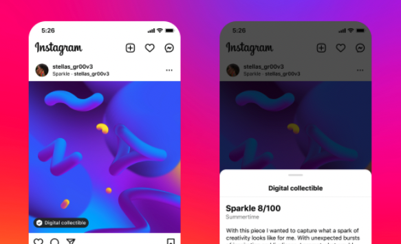 Instagram公布NFT分享功能、AR貼紙，支援以太坊、Polygon、Flow、Solana