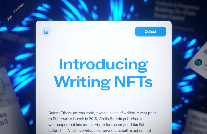 鏈上創作平台Mirror推「寫作」NFT功能！自行設定價格及數量，方便收藏好文章