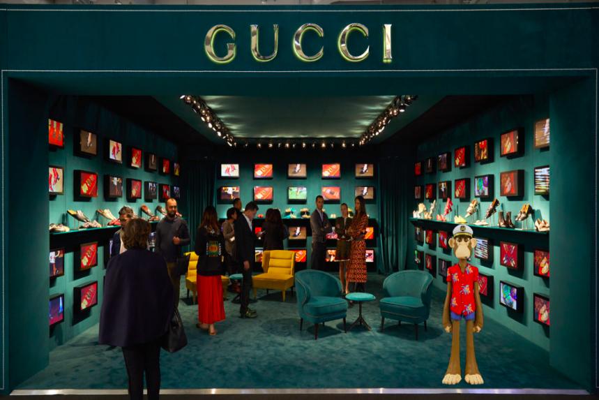 Gucci宣佈接受ApeCoin支付，$APE上漲5%，自高點下跌已超過七成