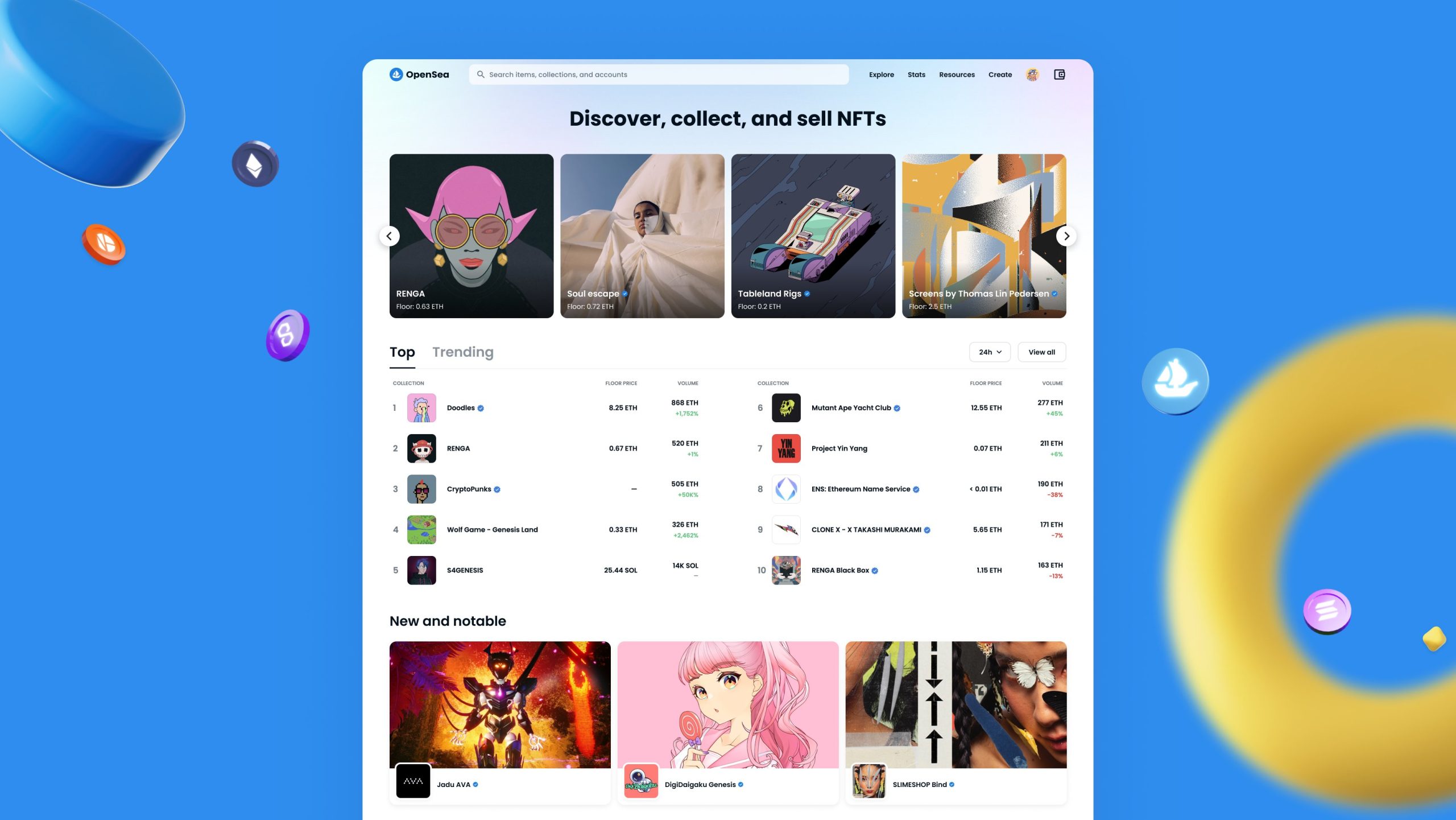OpenSea首頁新風貌！下週將推出NFT稀有度工具OpenRarity