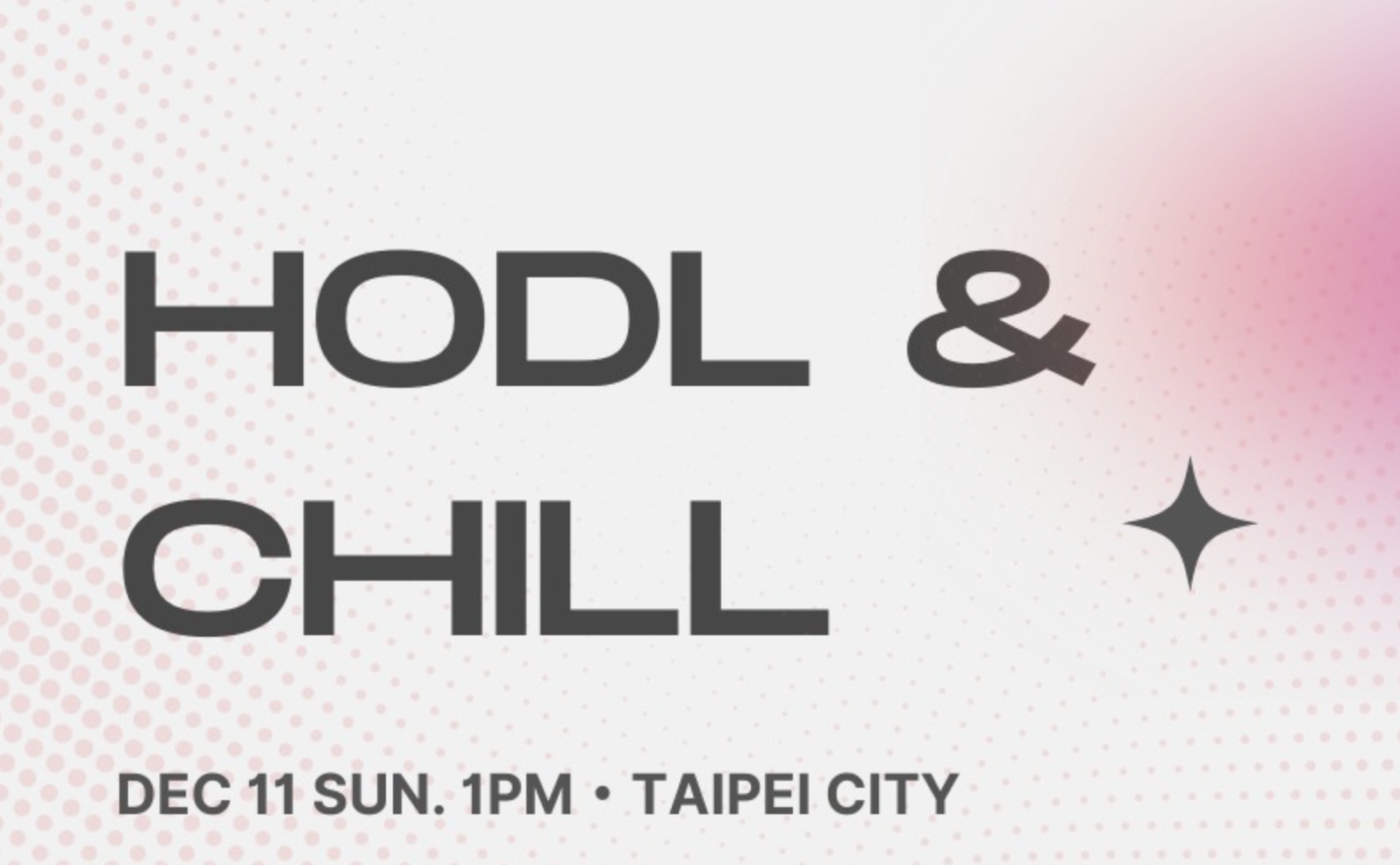 HODL&CHILL－區塊鏈社群聚會