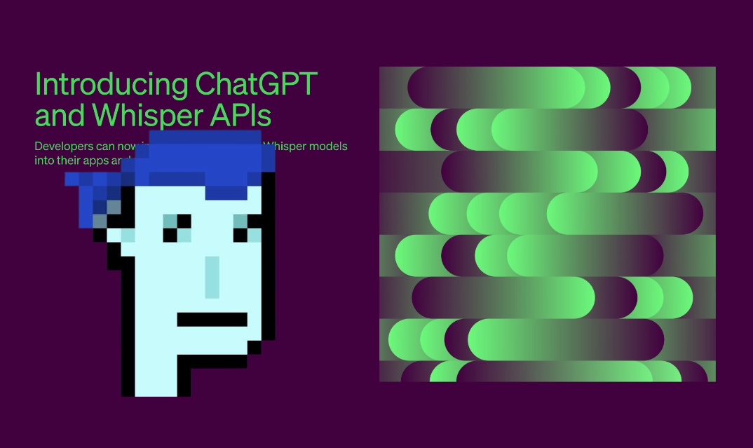 ChatGPT推出API服務！CryptoPunk被用來襯托售價多便宜