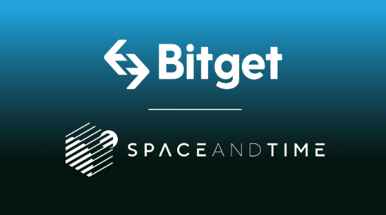 Bitget成為首間與Space and Time合作的中心化交易所，財務透明度再升級