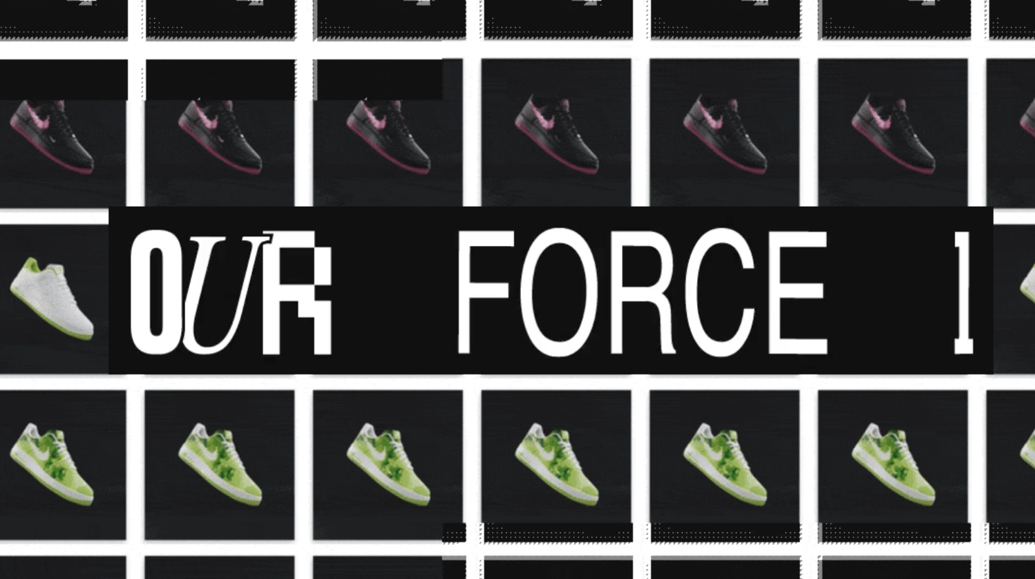 Nike .SWOOSH推出虛擬球鞋「Our Force 1」系列！Air Force 1為主體，兩款神秘鞋盒