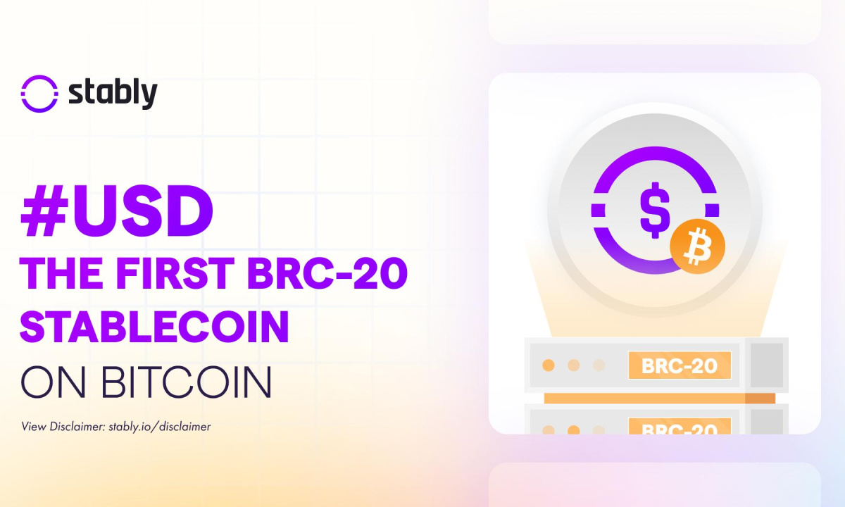比特幣網路也出穩定幣，Stably 推出基於 BRC 20 原生 #USD