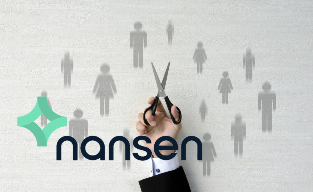 nansen cut off 30% staff