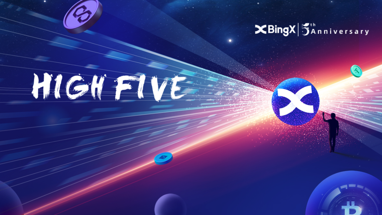BingX歡慶五週年，千萬USDT等你拿