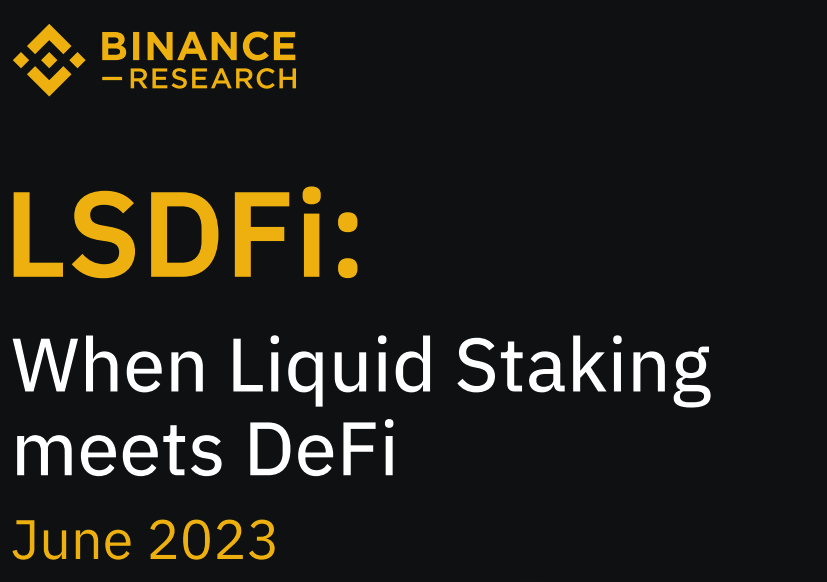 Binance Research｜LSDFi 研究報告重點解析，生態規模、利基與風險