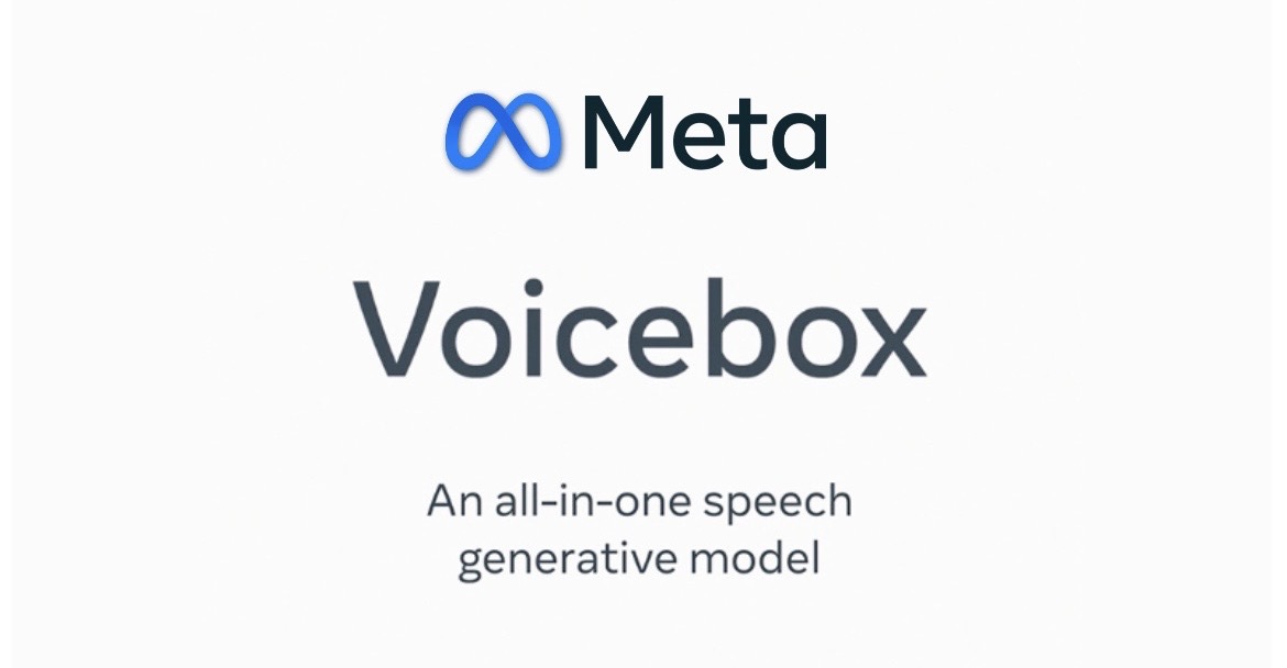 Meta 推出語音生成 AI 「 Voicebox」，支援元宇宙角色配音、語音編輯除噪等多種功能