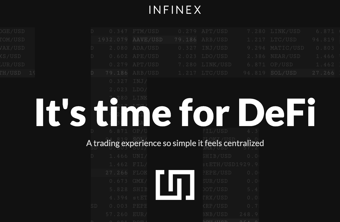 Synthetix創辦人將推出鏈上合約交易所Infinex：該是與中心化交易所正面競爭了