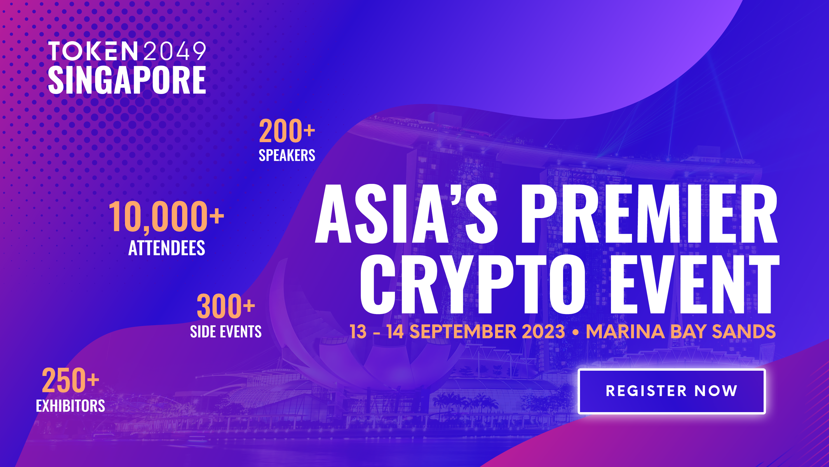 TOKEN2049 新加坡預估成為全球最大Web3活動，將有超過一萬名與會者參加