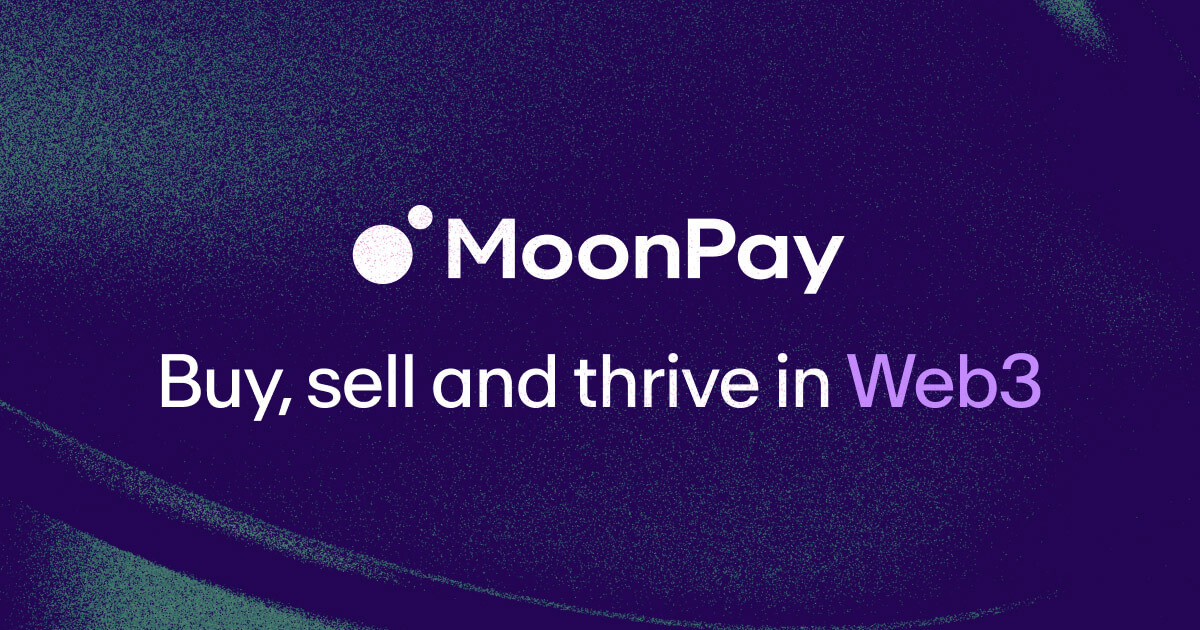 支付公司MoonPay成立風投部門MoonPay Ventures！重點投資Web3新創