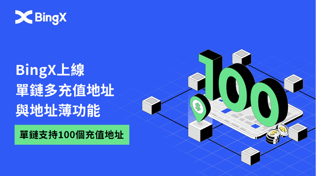 BingX上線單鏈多充值地址與地址簿功能