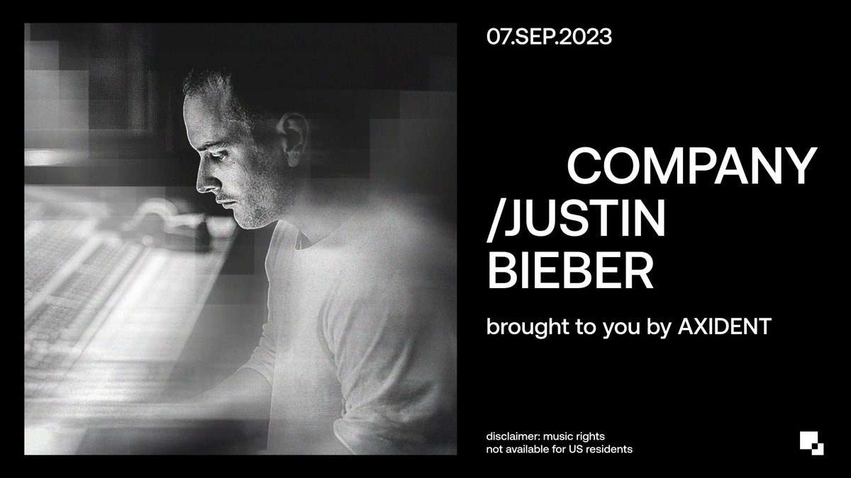 Justin Bieber破億播放歌曲《Company》推出NFT！粉絲購買享1%版稅分潤
