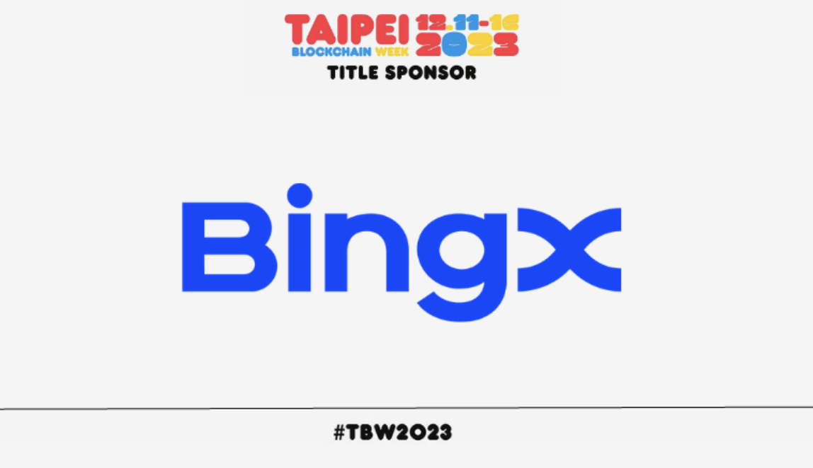 BingX 連續兩年贊助 2023 台北區塊鏈週 (TBW)