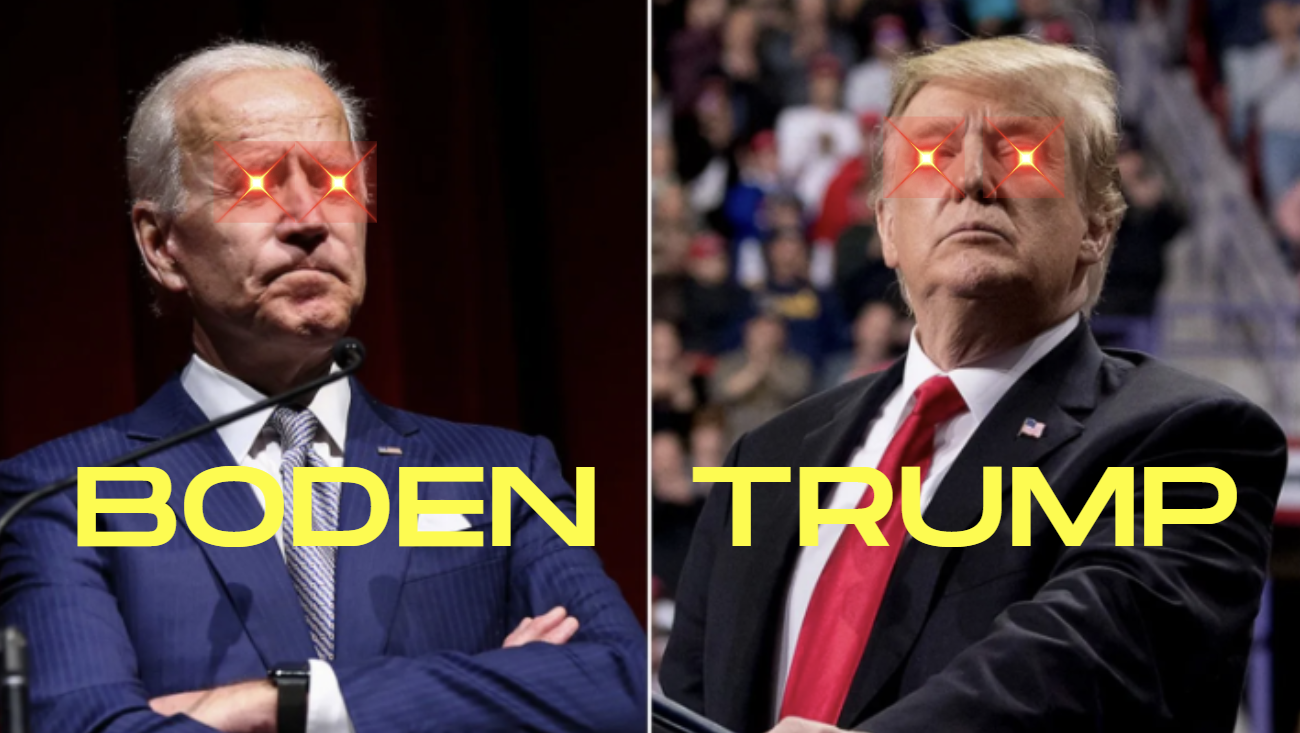 政治迷因風吹起，拜登(BODEN)、川普(TRUMP)互別苗頭？