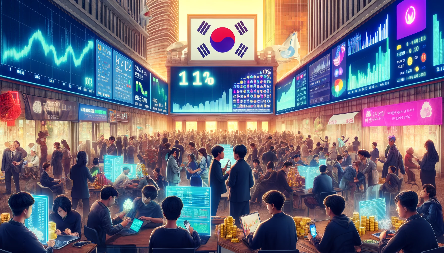 不想輸韓國！韓國金融委員會：加密資產用戶高達 645 萬人，七成投資低於 800 美金