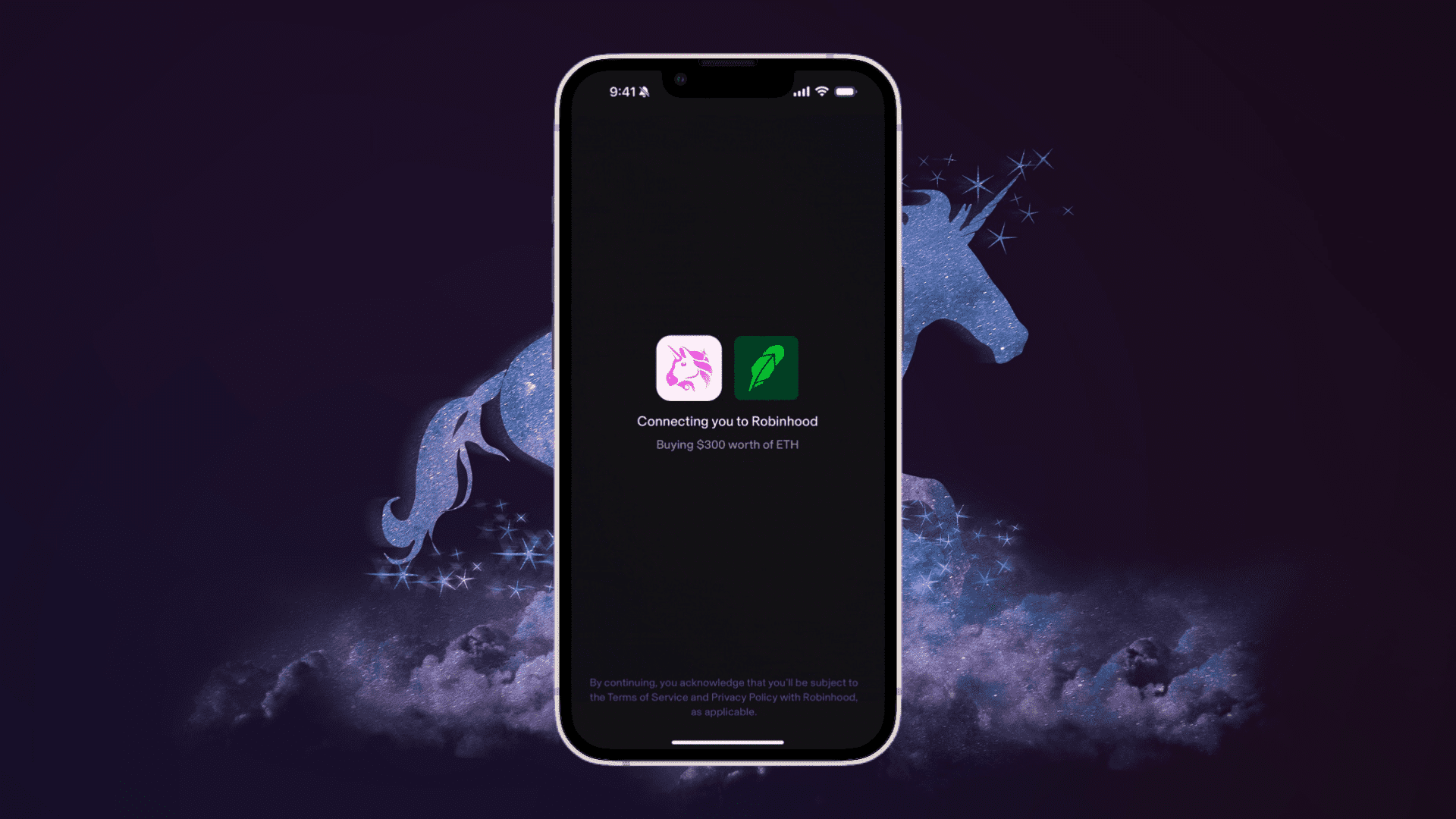 Uniswap支援以Robinhood Connect購買加密貨幣，新用戶交易送USDC