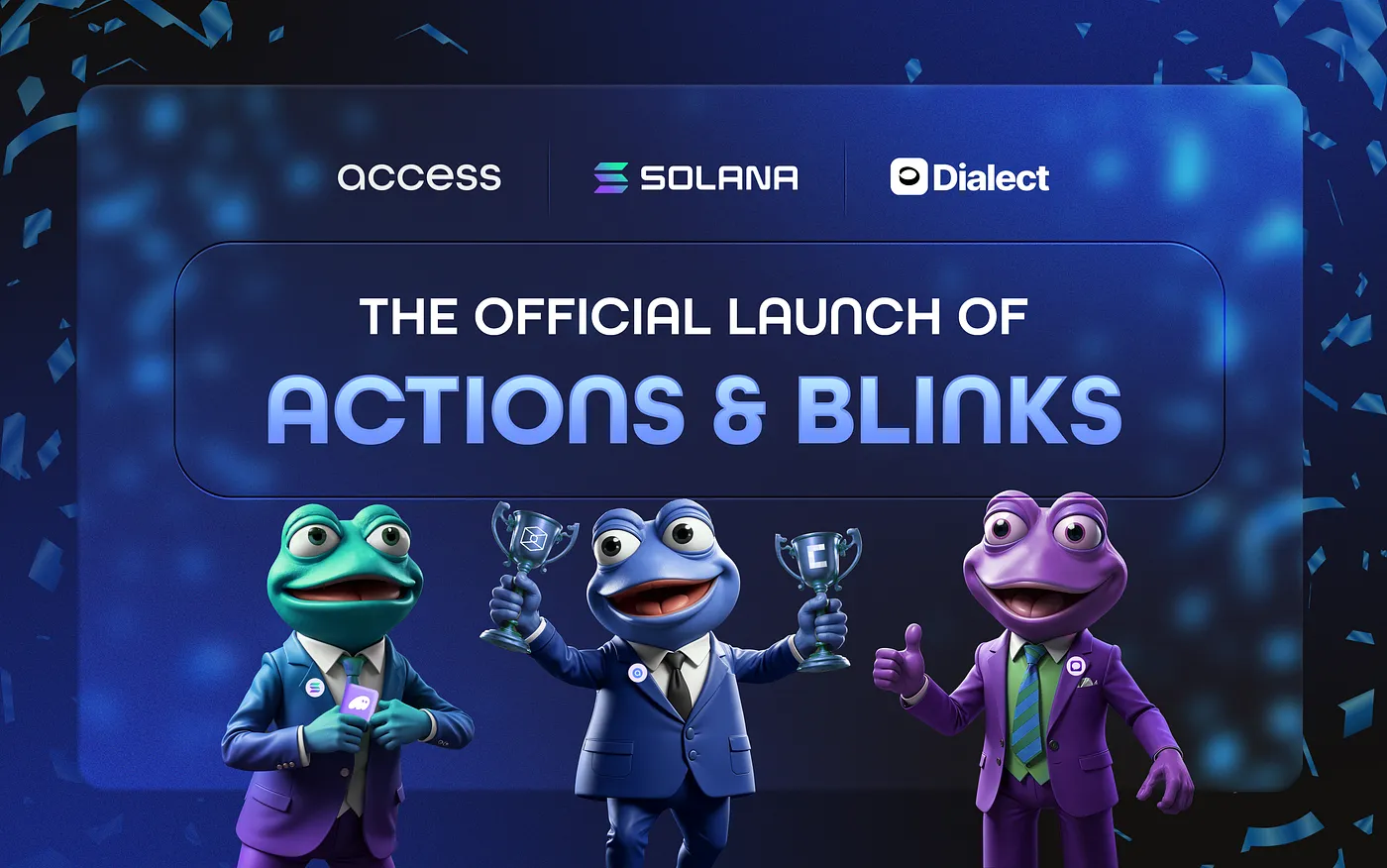 Solana Labs 和 Dialect 攜手推出 Solana Actions & Blinks,Access Protocol 成為合作夥伴 Solana Labs 和 Dialect 攜手推出 Solana Actions & Blinks,Access Protocol 成為合作夥伴