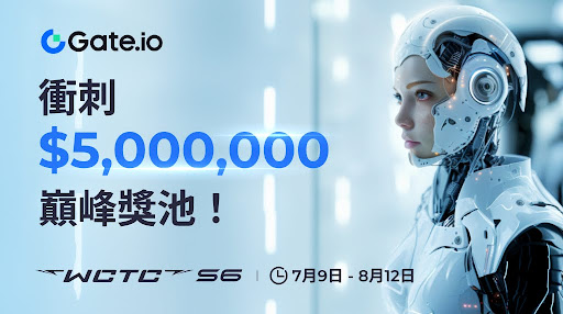 Gate.io WCTC S6大賽開啟報名，總獎池高達500萬美金