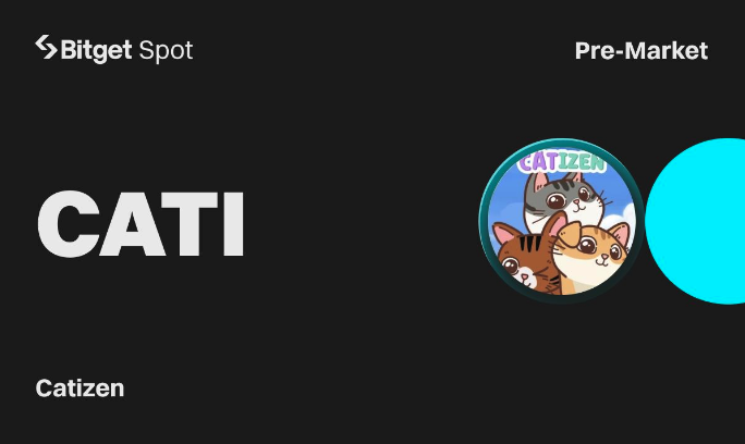 Bitget 上架 TON 生態熱門遊戲 Catizen (CATI) 盤前交易服務