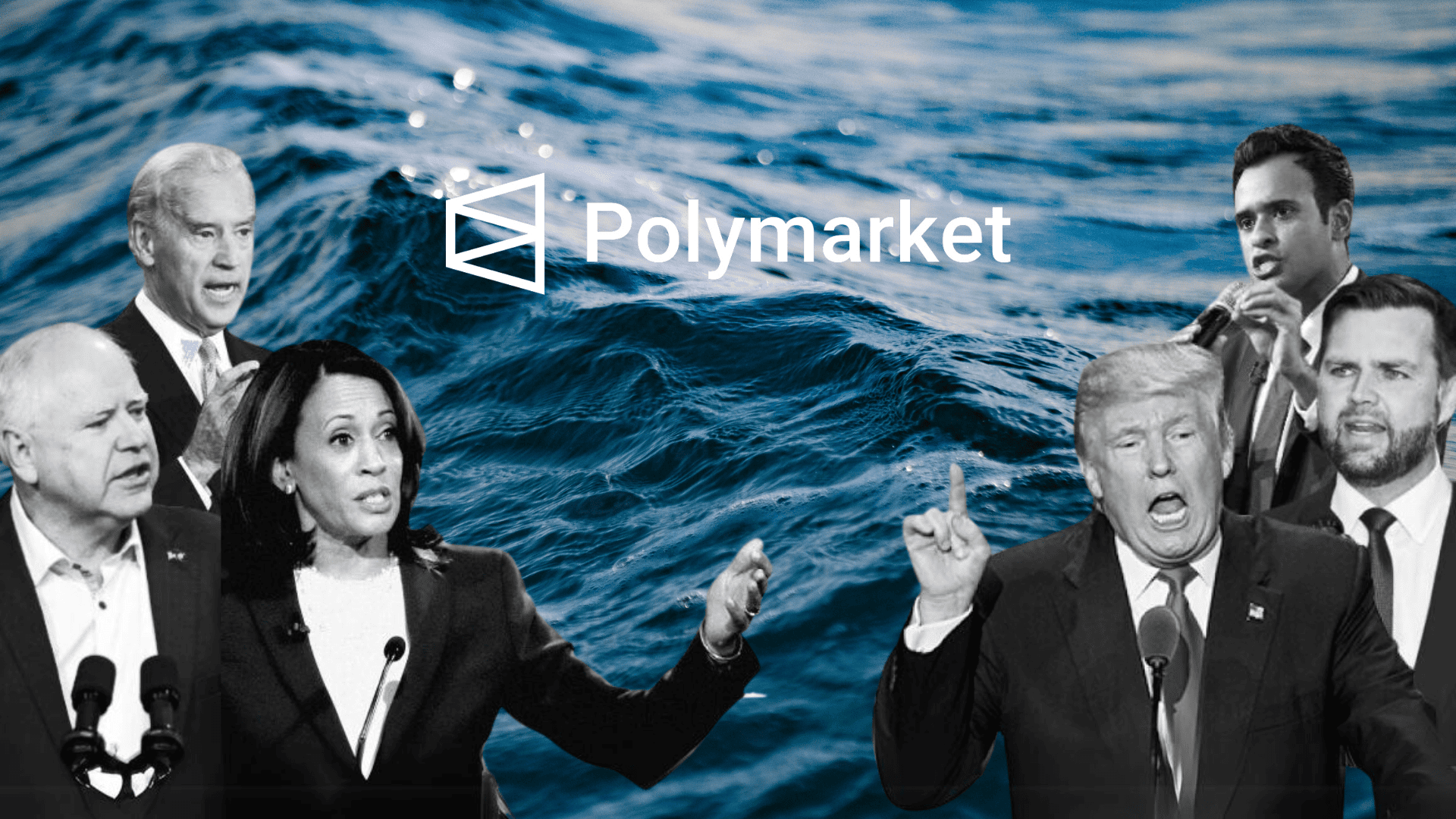 美國總統參選人甘迺迪宣布退選，Polymarket川普與賀錦麗賠率僵持不下