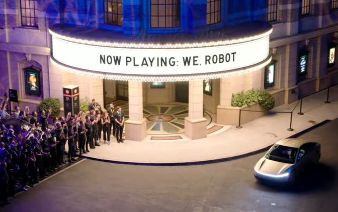 特斯拉「We, Robot」發布會，馬斯克乘Cybercab華麗登場