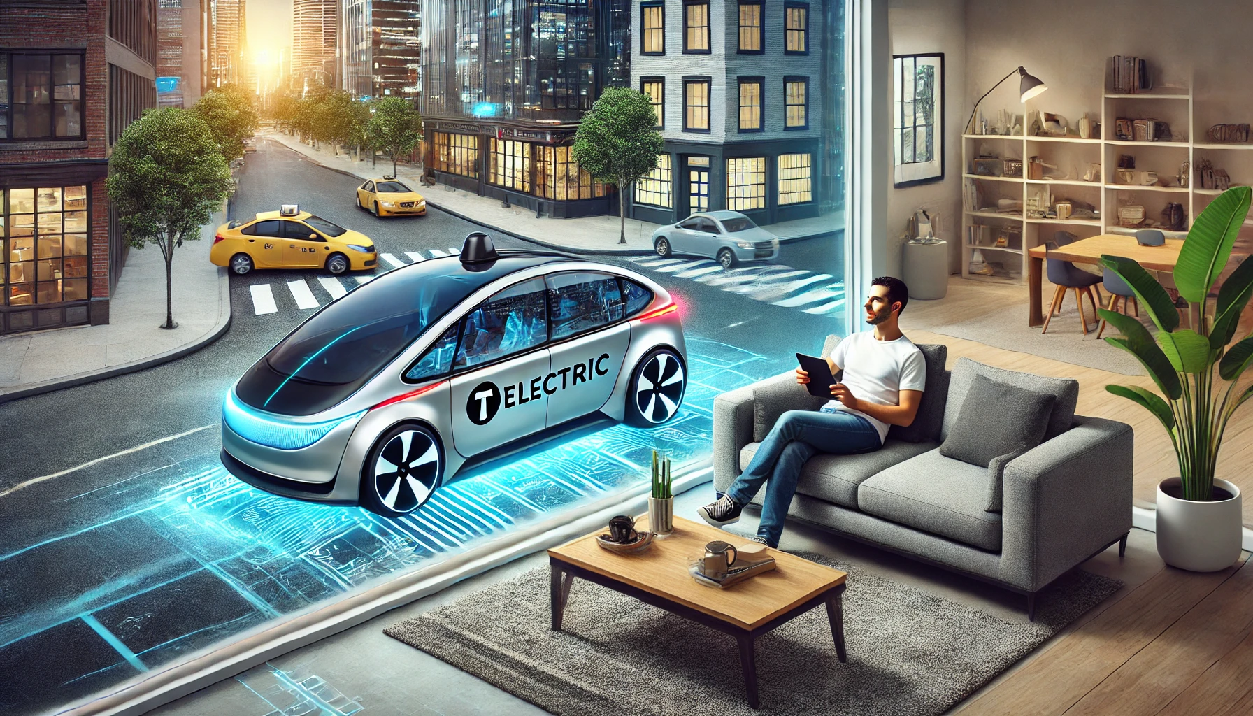 特斯拉股價飆漲新希望：電動計程車在外開車，司機在家躺著賺？