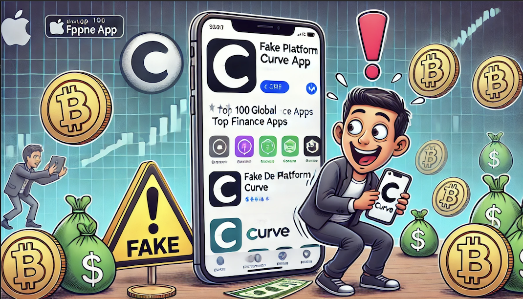 盜版 Curve App 混進 Apple Store，衝上全球金融榜 Top 100