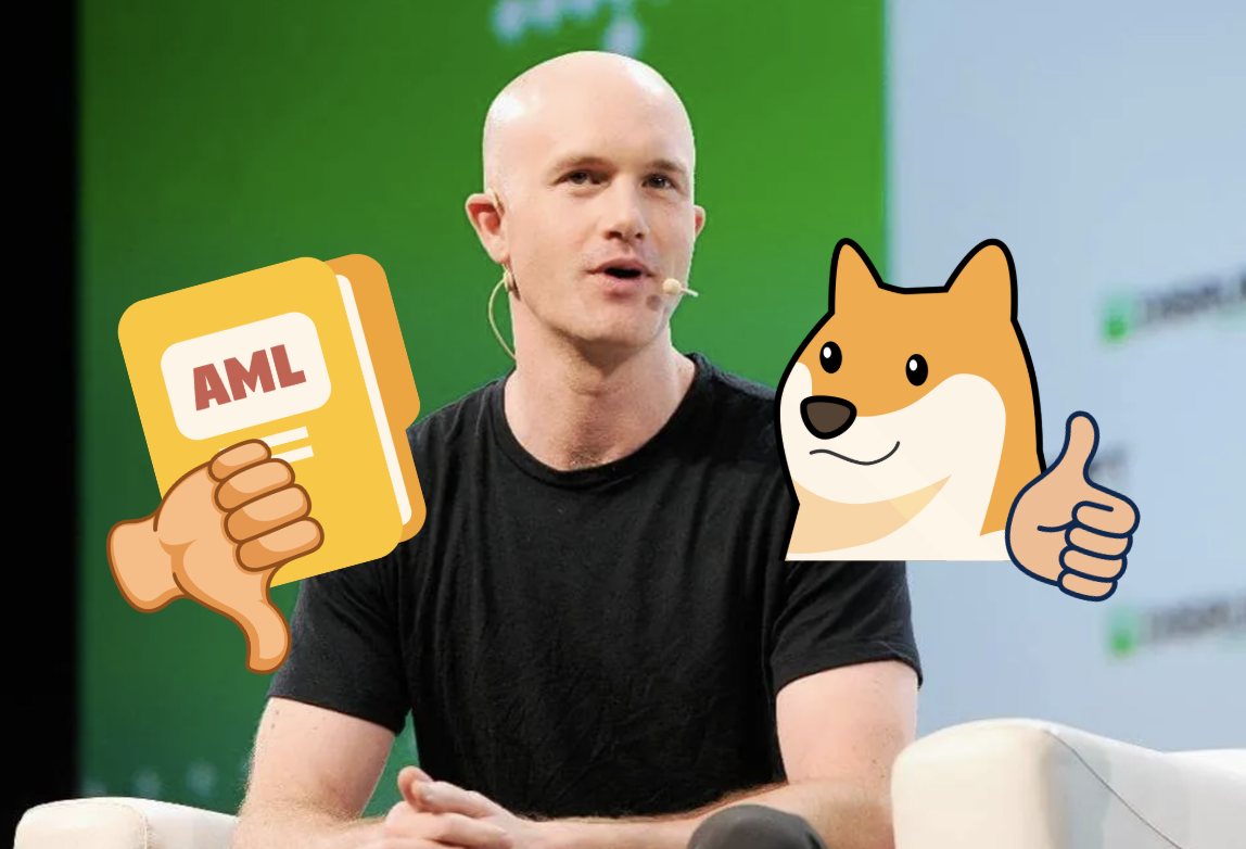 Coinbase 執行長噴反洗錢法超失敗：年花 2 千億鎂成效不到萬分之二，不如給 DOGE 負責