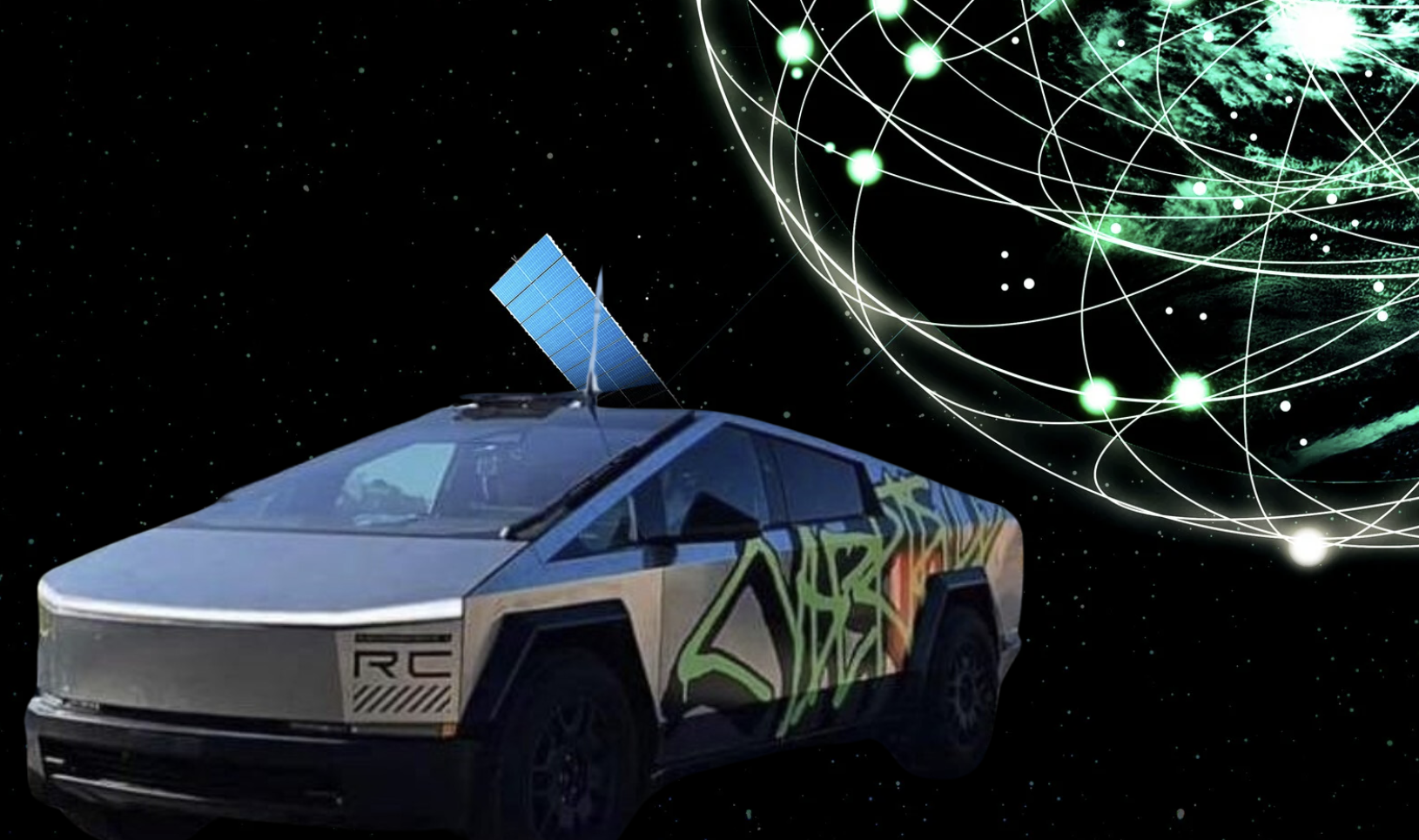 Cybertruck出動援災,部署Starlink和免費WiFi、點心災區趴趴走 Cybertruck出動援災,部署Starlink和免費WiFi、點心災區趴趴走