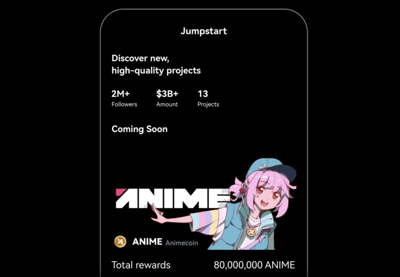 OKX Jumpstart 推出 ANIME 挖礦，OKB、BTC 作為挖礦媒介