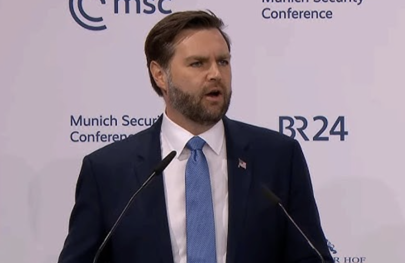 美國副總統 JD Vance 慕尼黑演講：歐洲真正威脅是民主崩壞，非俄中威脅