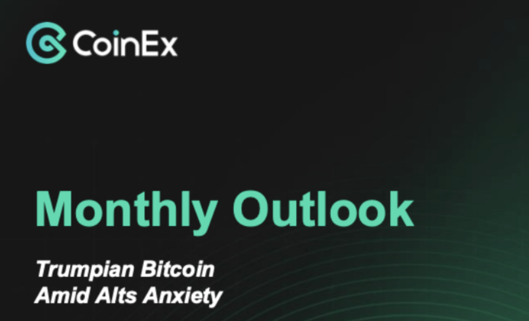 CoinEx研究報告｜2025年1月：川普風潮下的比特幣與山寨幣隱憂