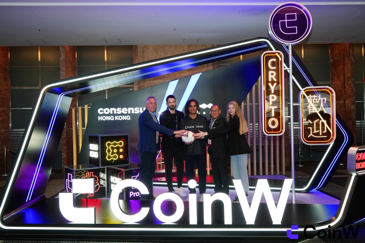 CoinW幣贏邀請LALIGA的傳奇球星Christian Karembeu亮相香港 Consensus 2025：新產品首發、生態深化合作、破千人出席大獲好評