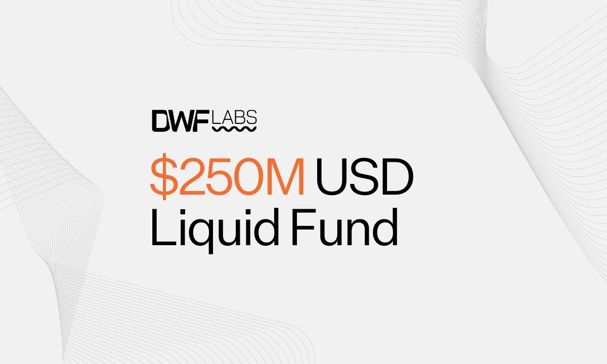 DWF Labs 推出 2.5 億美元基金，盼打造加密貨幣用戶友善入口
