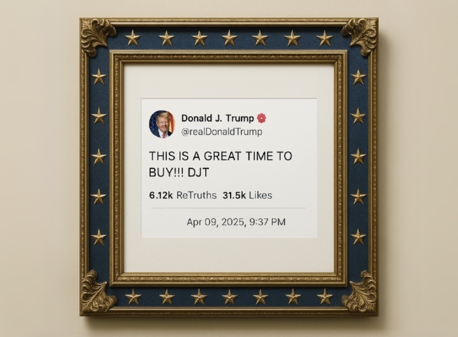一早一句話讓股市大反彈！川普貼文掀起投資狂潮，DJT、特斯拉飆漲逾20%