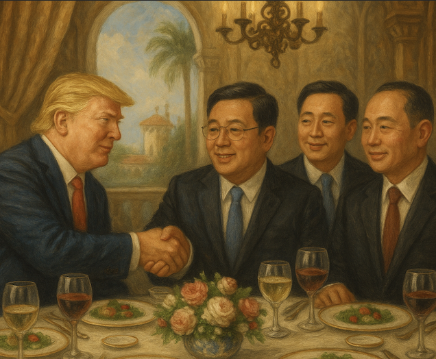 川普「TRUMP 迷因幣晚宴」曝光：頂尖持幣者多為外國人，疑雲重重