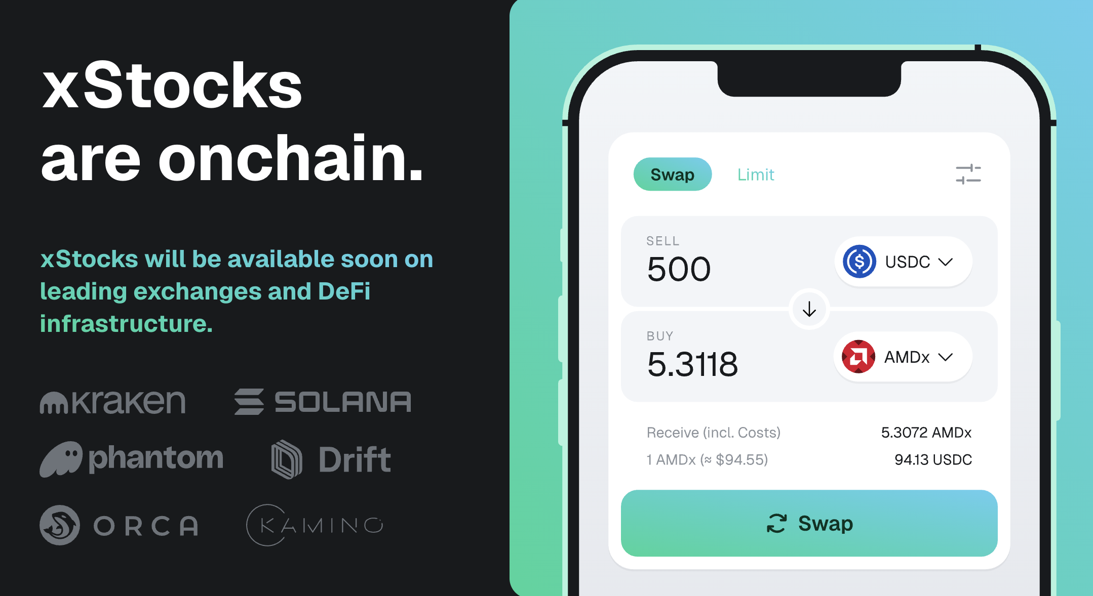 Kraken 攜手 Backed 在 Solana 上推出代幣化美股交易平台，挑戰傳統券商地位